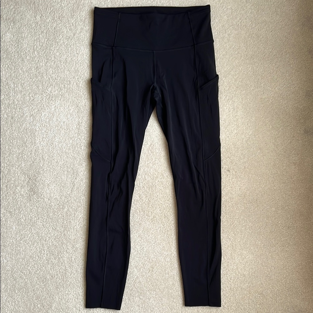 lululemon Fast & Free 25” Black Tights